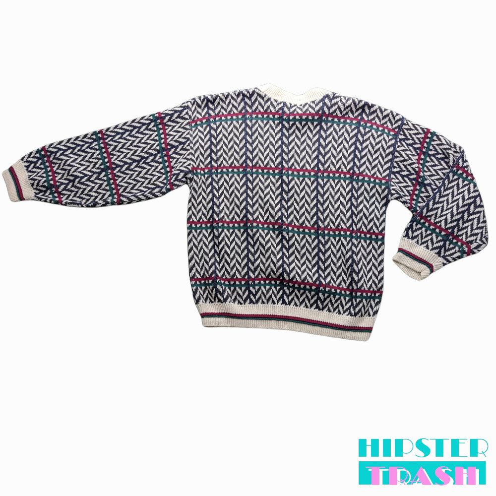 St John's Bay Cotton Stitched Striped Sweater Size Mens Large